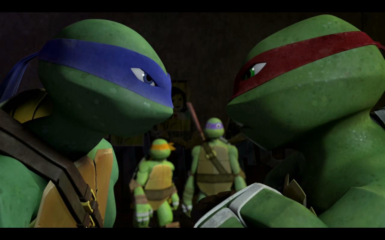 In the previous, only Leo & Raph knew about Karai, and this time, it’s ...